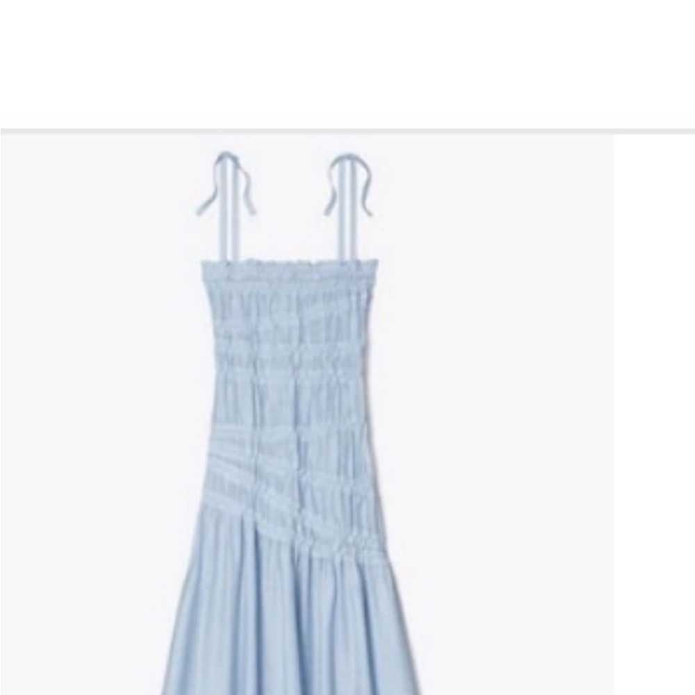Tory Burch Light Blue Midi Dress